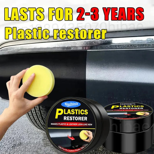Car Plastic and Leather Trim Restorer Coating