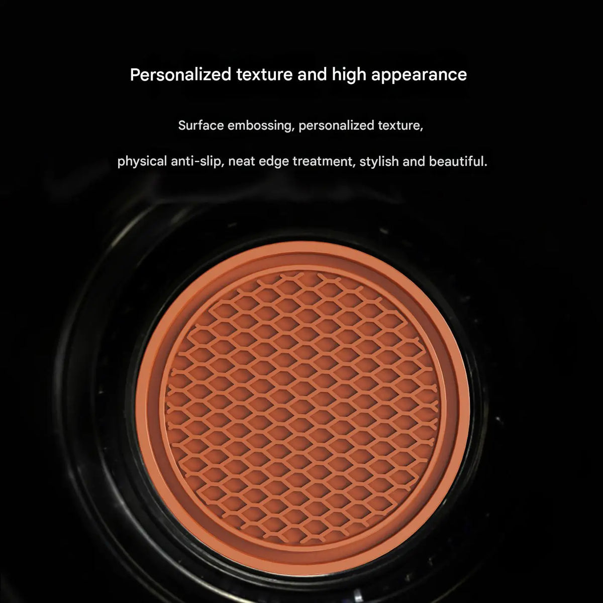 Anti-Slip Silicone Car Cup Holder Coasters