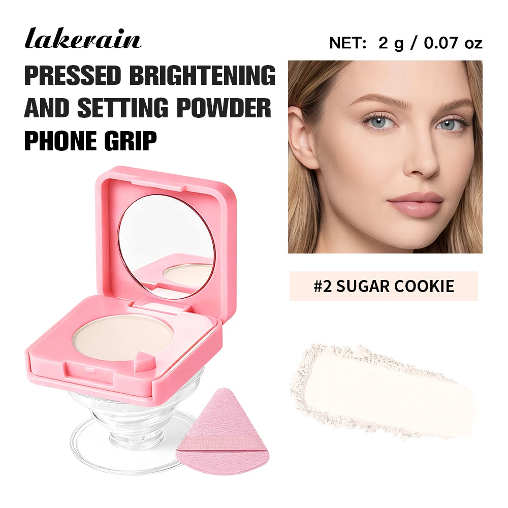 2-in-1 Matte Pressed Setting Powder and Phone Grip