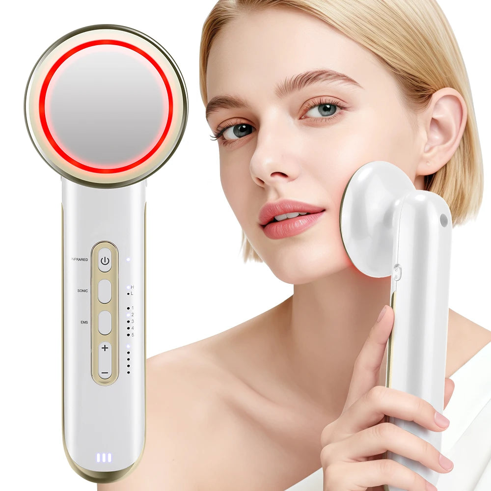 EMS Ultrasound Body Slimming and Facial Lifting Massager