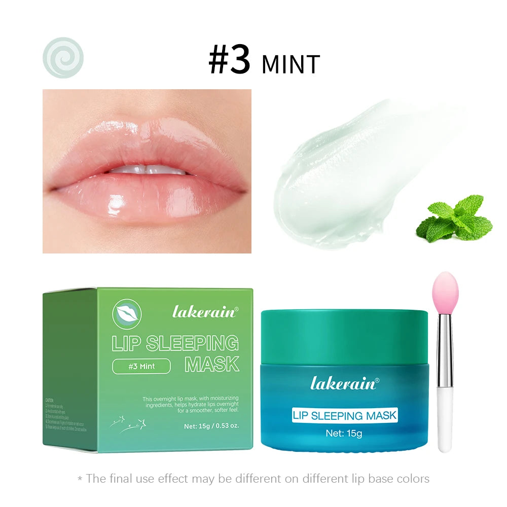 Hydrating Dual-Color Lip Sleeping Mask for Dry Cracked Lips
