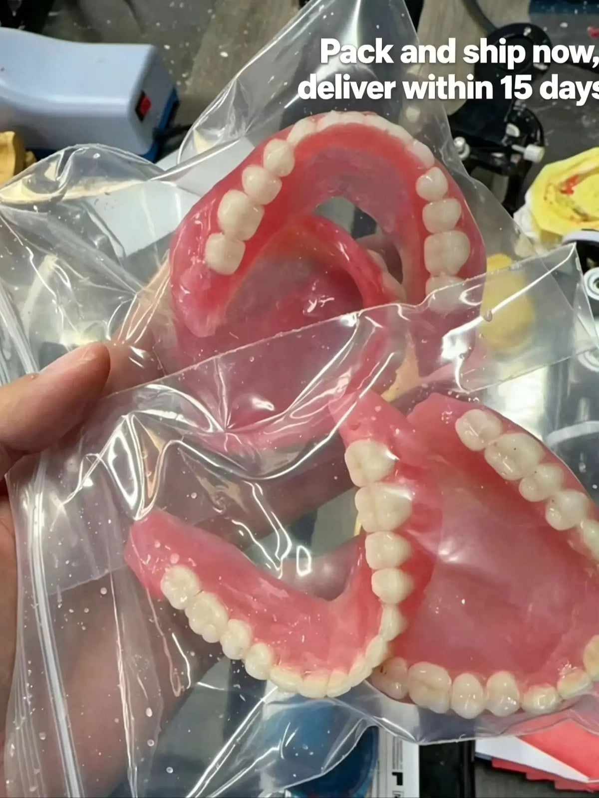 Moldable Silicone Instant Smile Denture Set