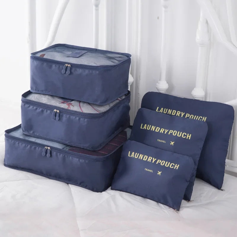 6-Piece Luggage Packing Organizer Set for Travel - 1