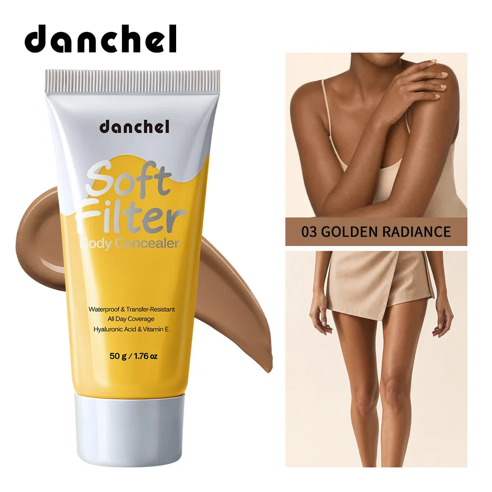 Waterproof Full Coverage Body Concealer for Scars, Tattoos and Veins - 24