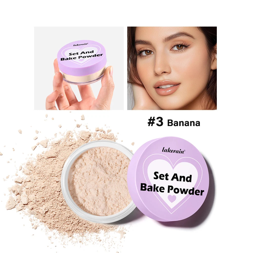Matte Finish Oil-Control Loose Setting and Baking Powder