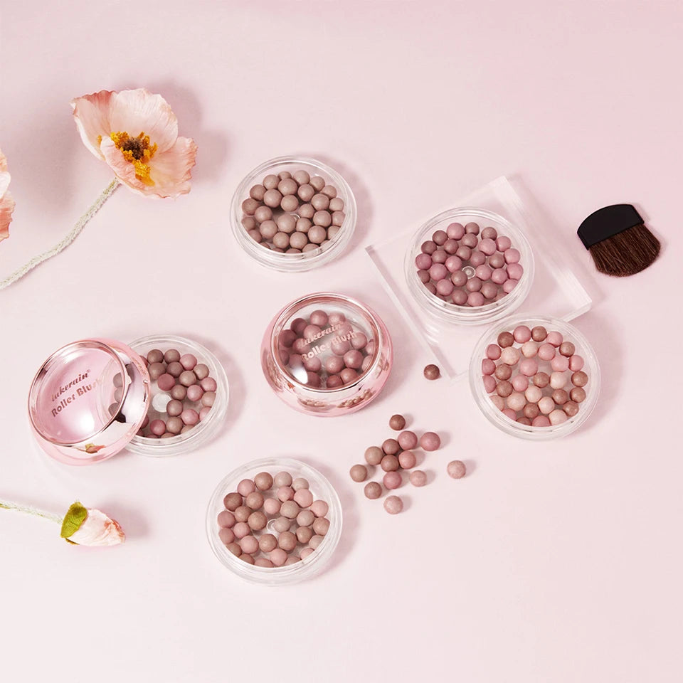 Long-Lasting Shimmering Spherical Powder Blush