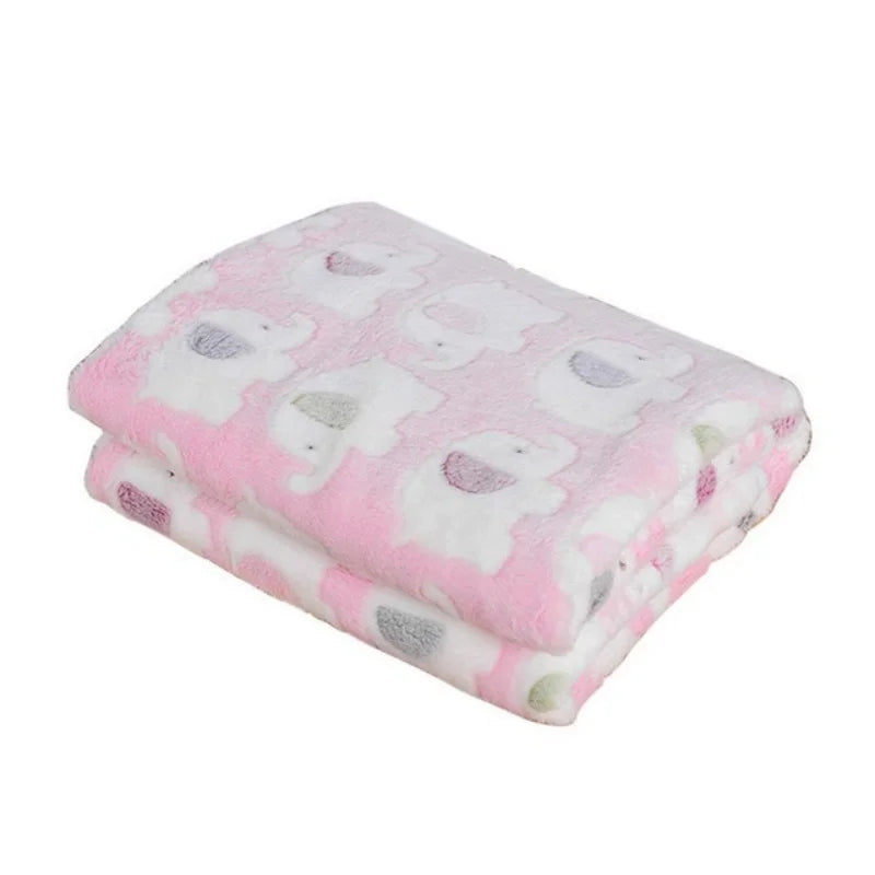 Soft Fluffy Fleece Pet Blanket for Dogs and Cats - 25
