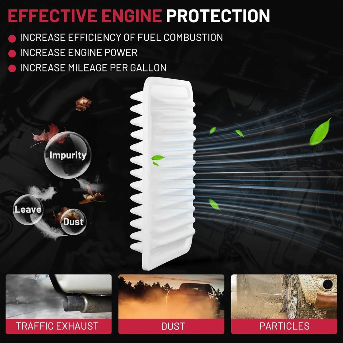 Engine Air Filter for Toyota, Scion and Pontiac