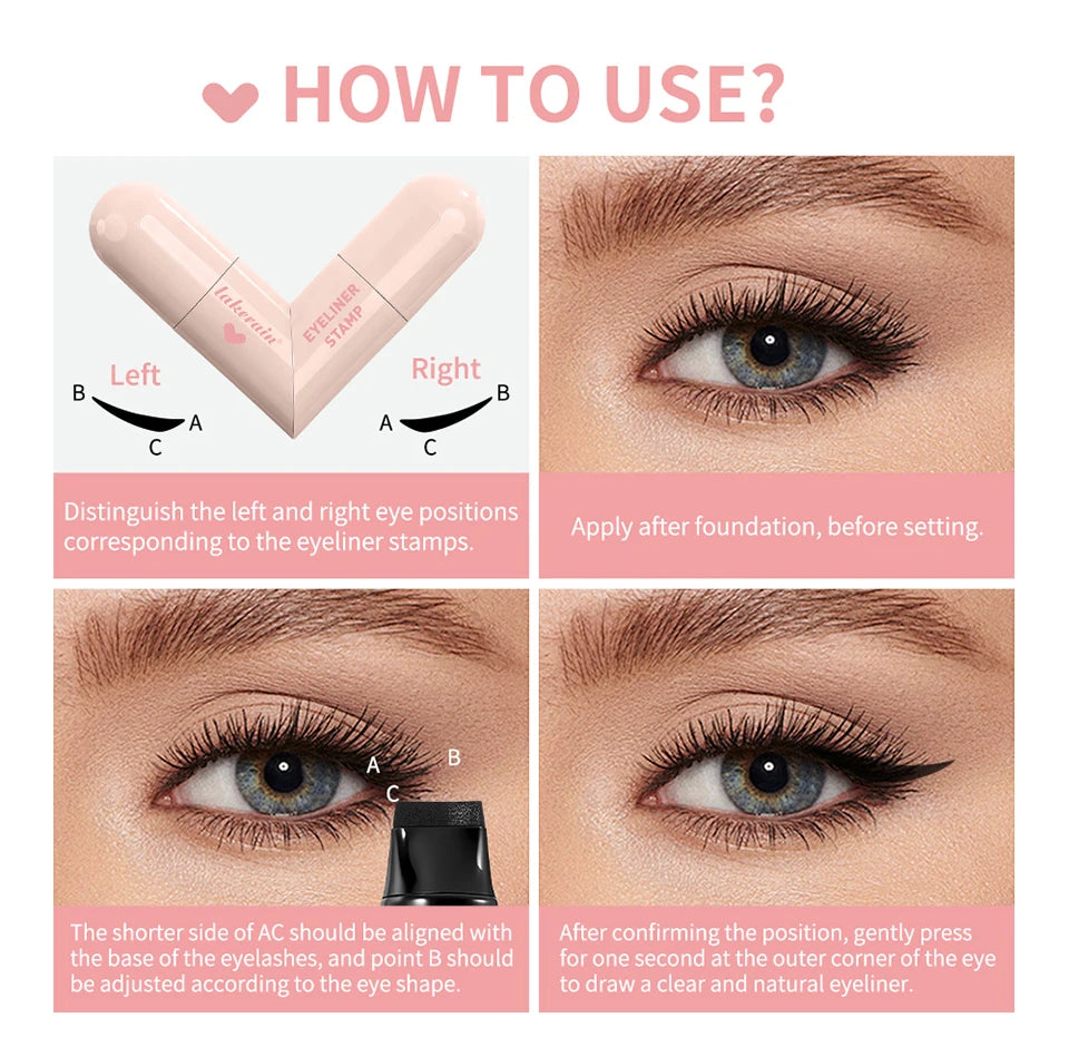 Waterproof Winged Eyeliner Stamp for Perfect Cat Eye Makeup - 15