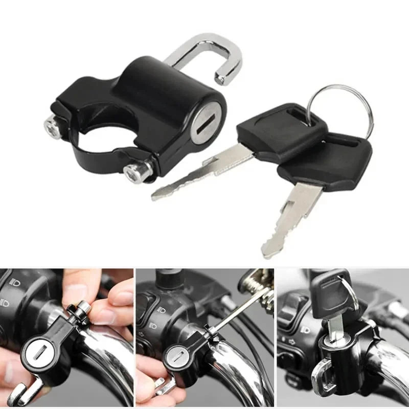 Universal Anti-Theft Motorcycle Helmet Lock
