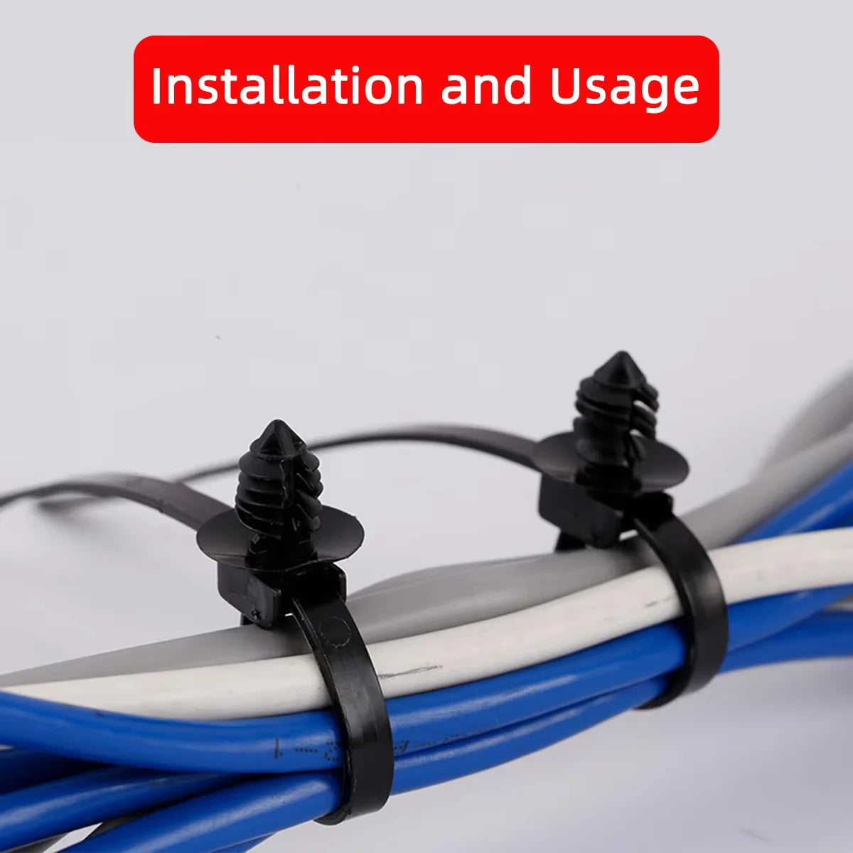 Automotive Push-Fit Wiring Harness Cable Ties