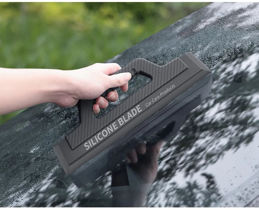 Non-Scratch Silicone Car Window Water Drying Squeegee - 16