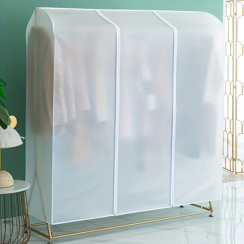 Transparent Hanging Garment Rack Dust Cover - 5
