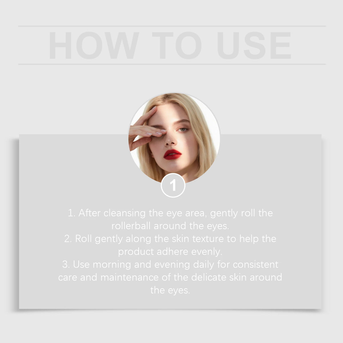 Firming Eye Cream for Dark Circles and Fine Lines