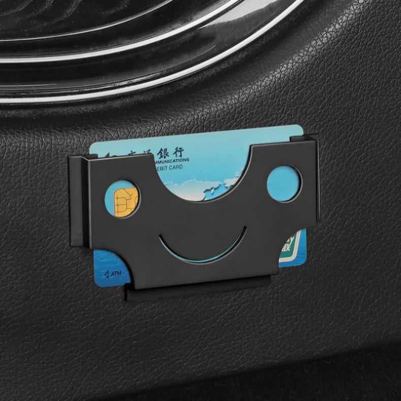 Multifunctional Adhesive Car Card and Ticket Organizer - 6