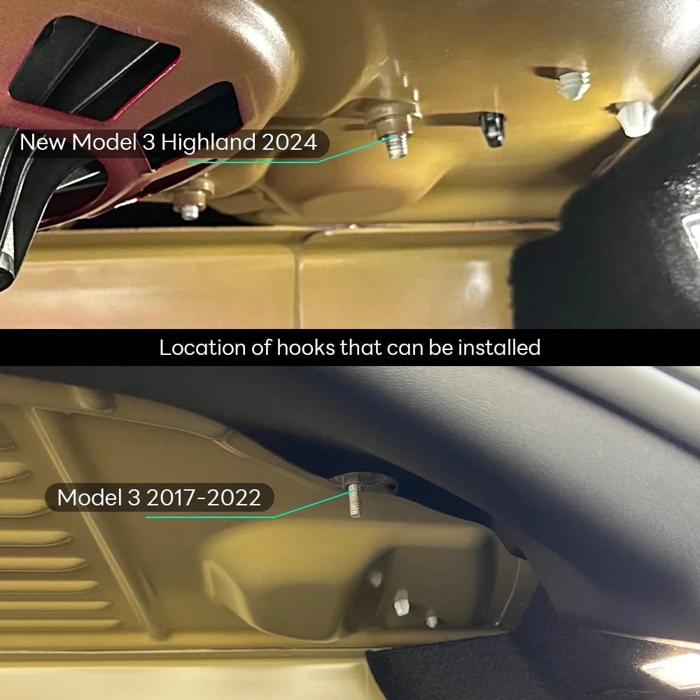 Trunk Grocery Bag Hook for Tesla Model 3 - 10