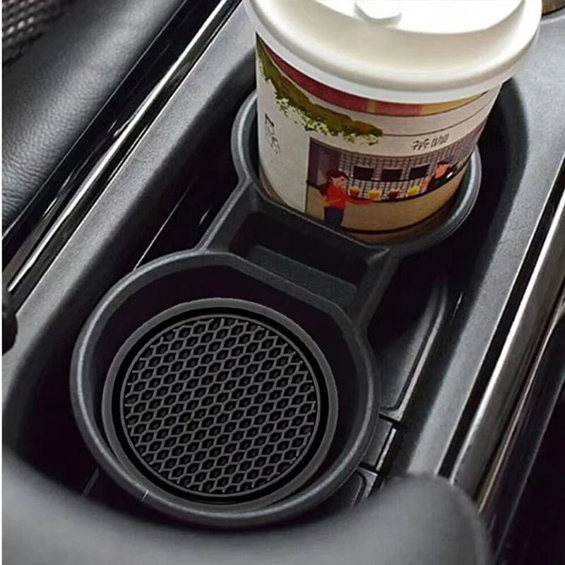 Universal Anti-Slip Silicone Car Cup Holder Coaster Mat - 5
