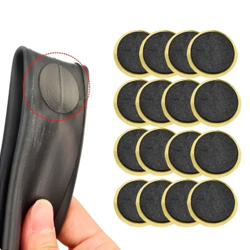 Glue-Free Bicycle Tire Repair Patches Kit