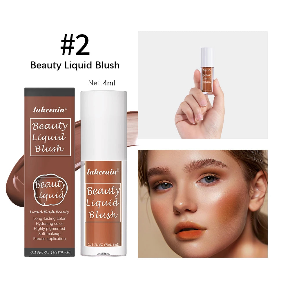 Long-Lasting Waterproof Liquid Face Blush