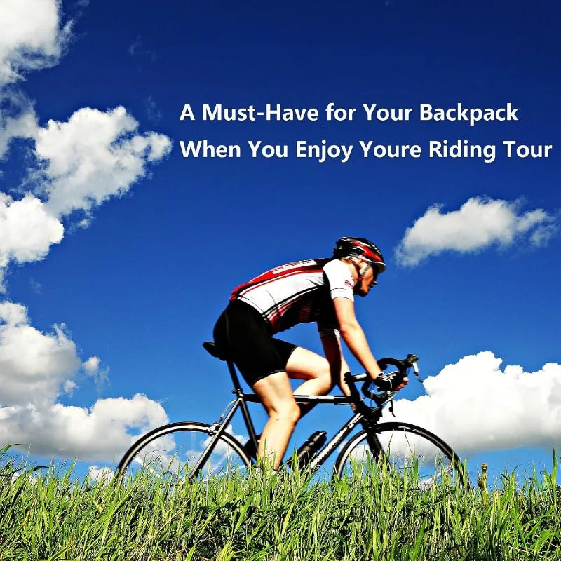 Portable Bike Tire Repair Kit for Road and Mountain Bikes