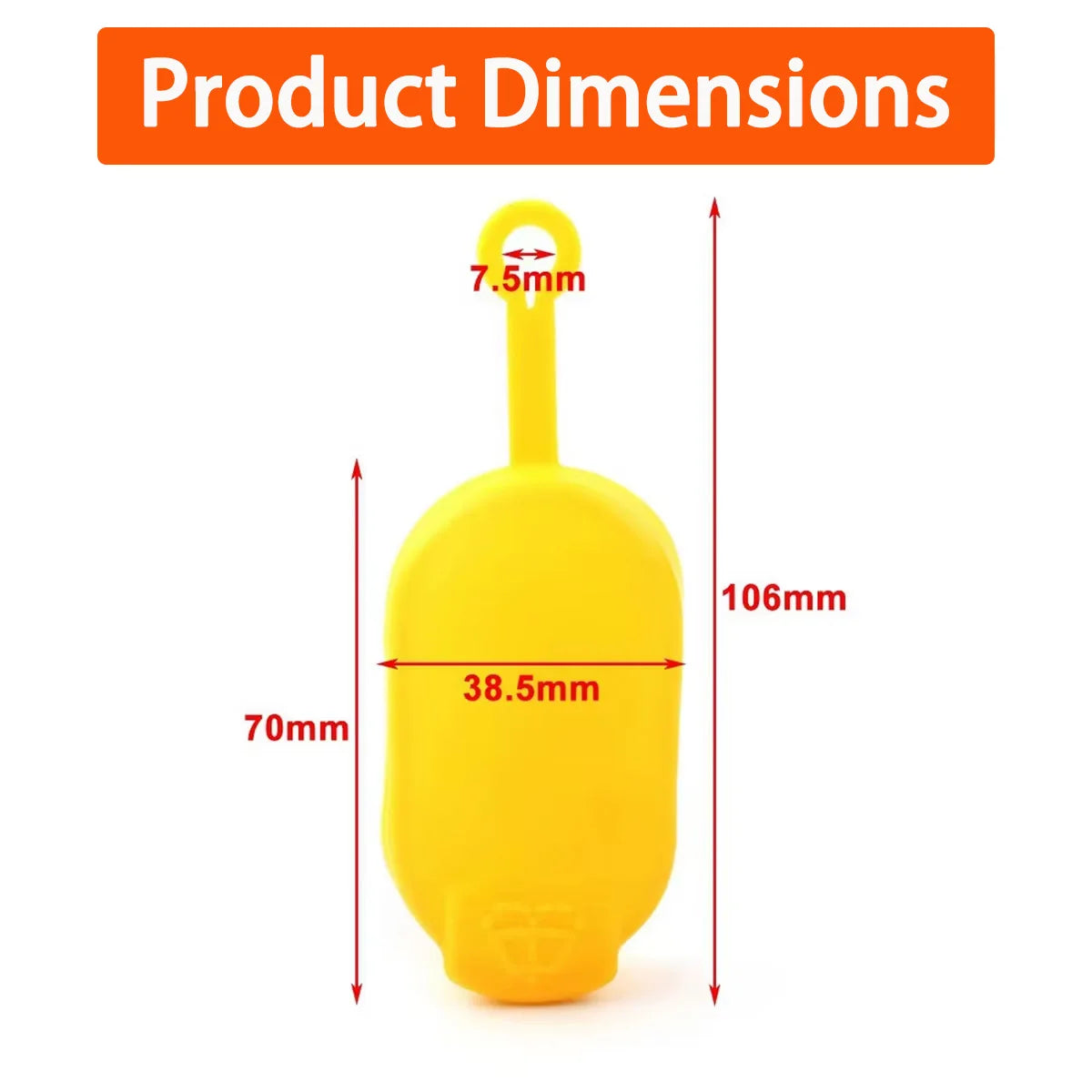 Wiper Washer Fluid Reservoir Cap for Renault and Opel - 6