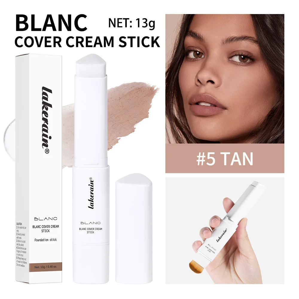 Full Coverage Cream Foundation Stick with Detachable Brush - 30