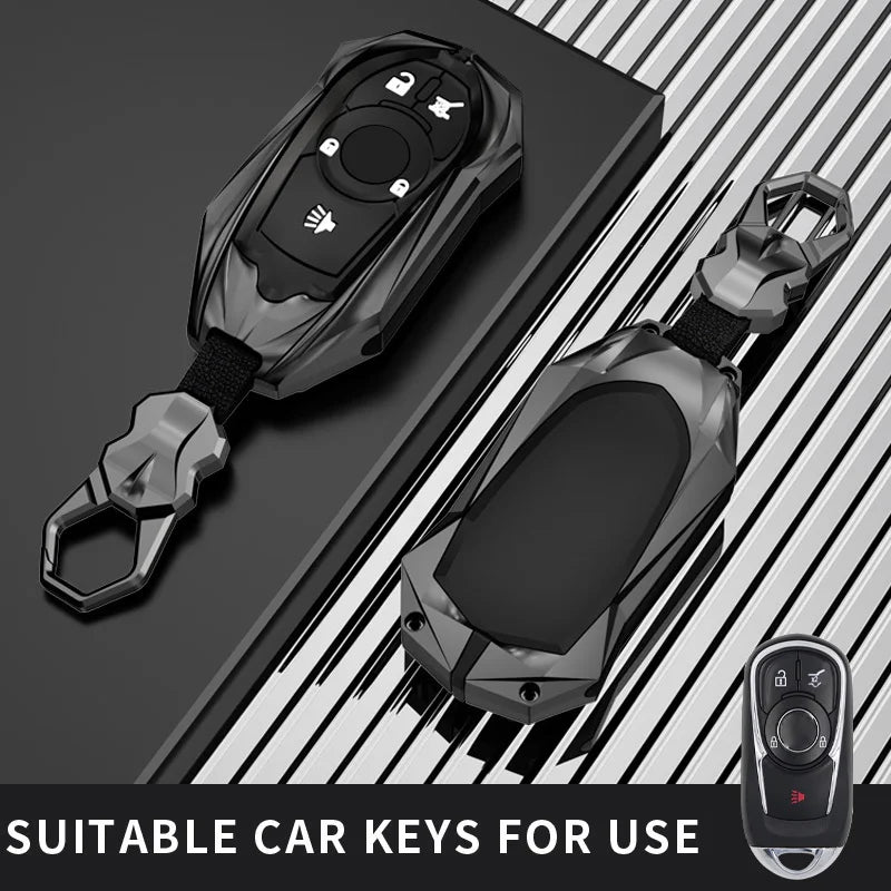 Protective Galvanized Alloy Key Fob Cover for Buick - 11
