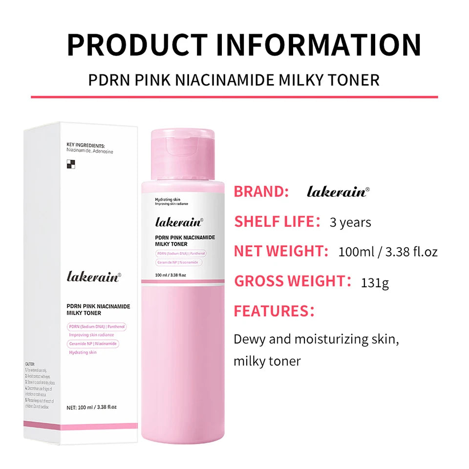 PDRN Niacinamide Milky Toner for Radiant Hydrated Skin