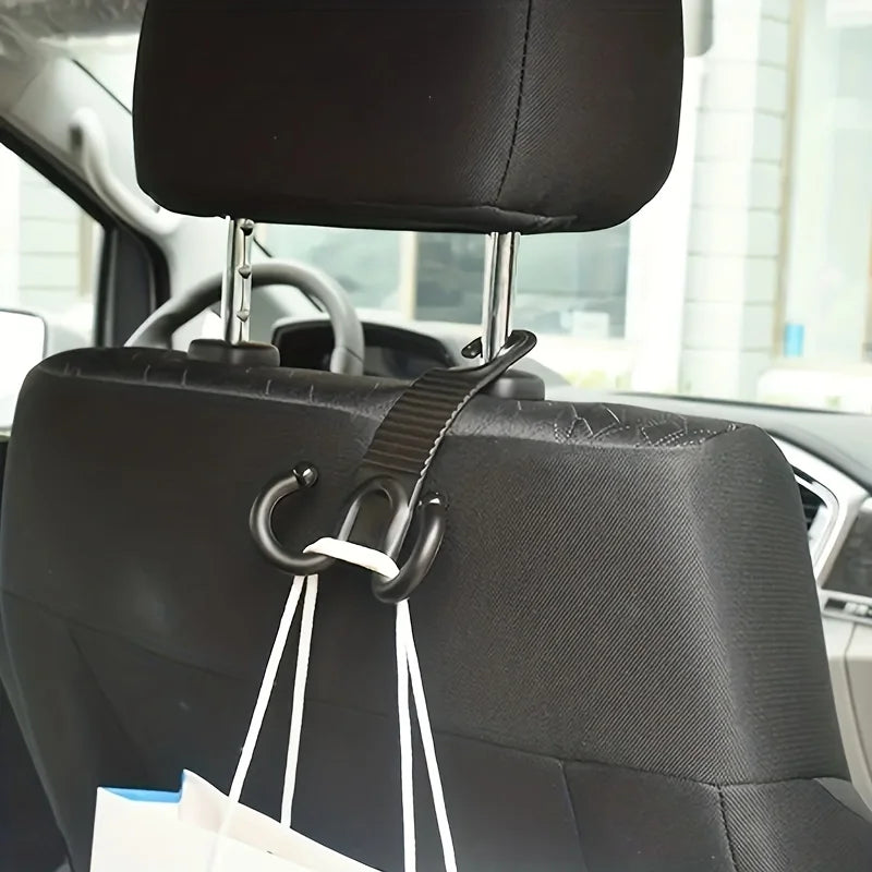 Multifunctional Hidden Car Seat Headrest Hooks