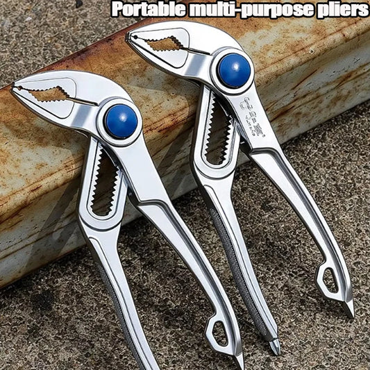 4-Inch Adjustable Plumbing Pipe Wrench for Tight Spaces