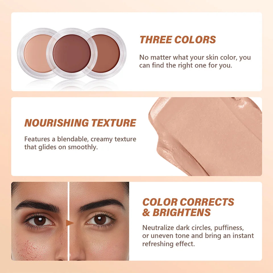 Color Correcting Under Eye Brightener Concealer Cream