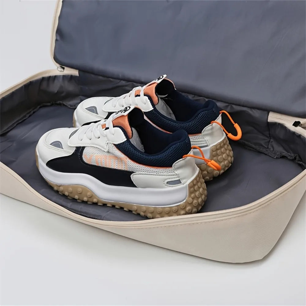 Large Capacity Travel Duffel Bag with Shoe Compartment - 11