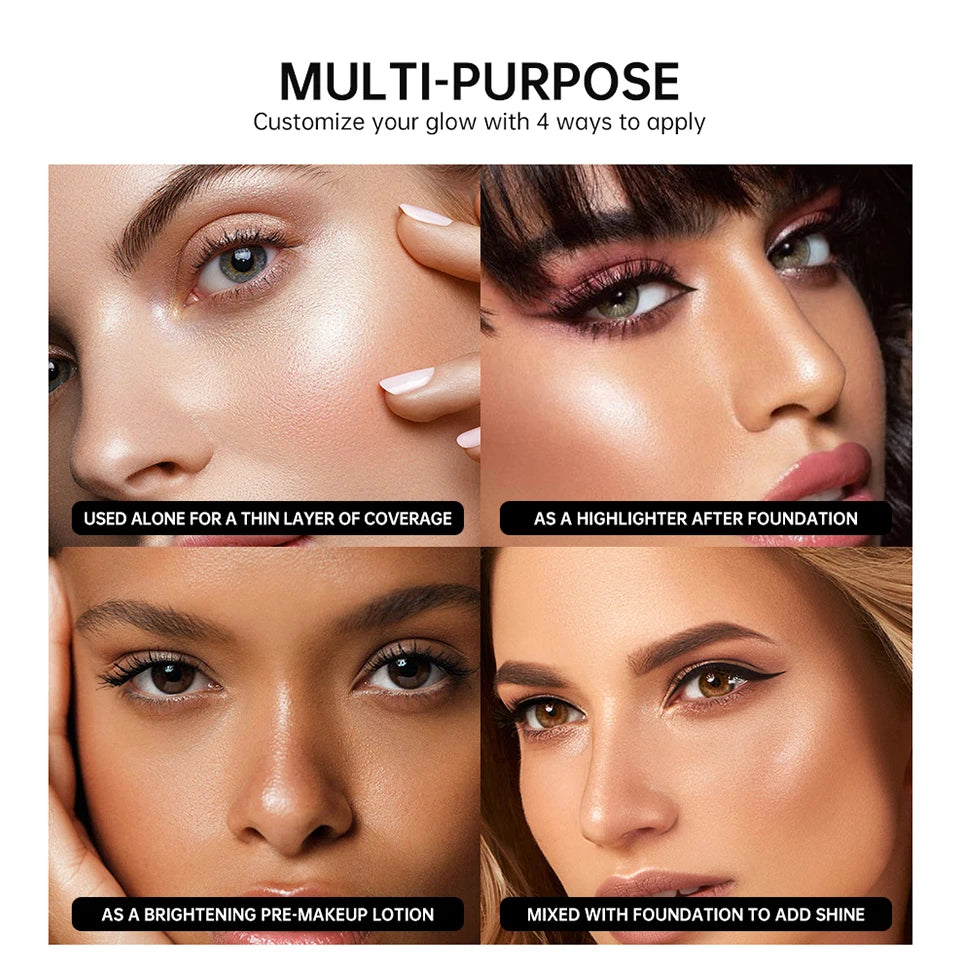 Halo Glow Liquid Face Filter Highlighter - 10