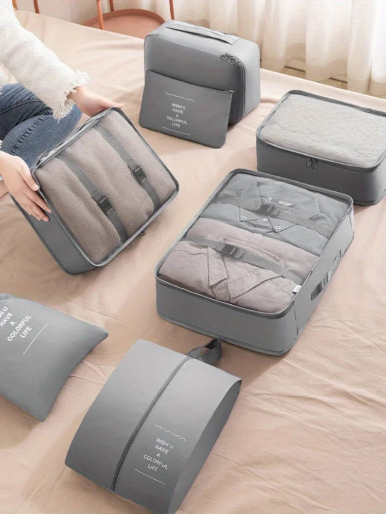 Travel Luggage Organizer Storage Bag Set