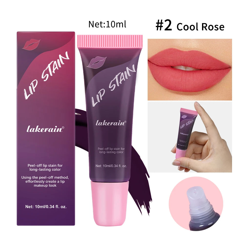 Waterproof Peel-Off Matte Lip Stain Tint