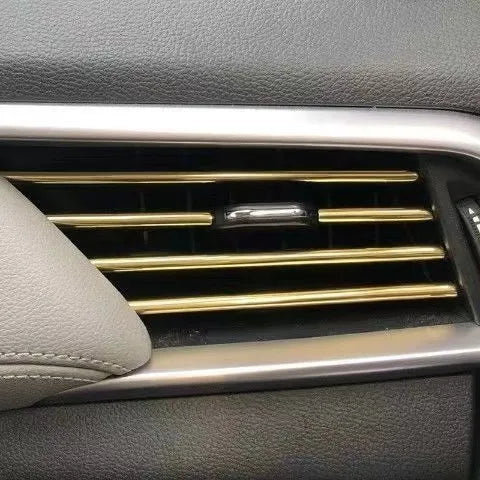 10PCS Car Air Vent Trim Strips Interior Decoration Outlet Moulding - 14