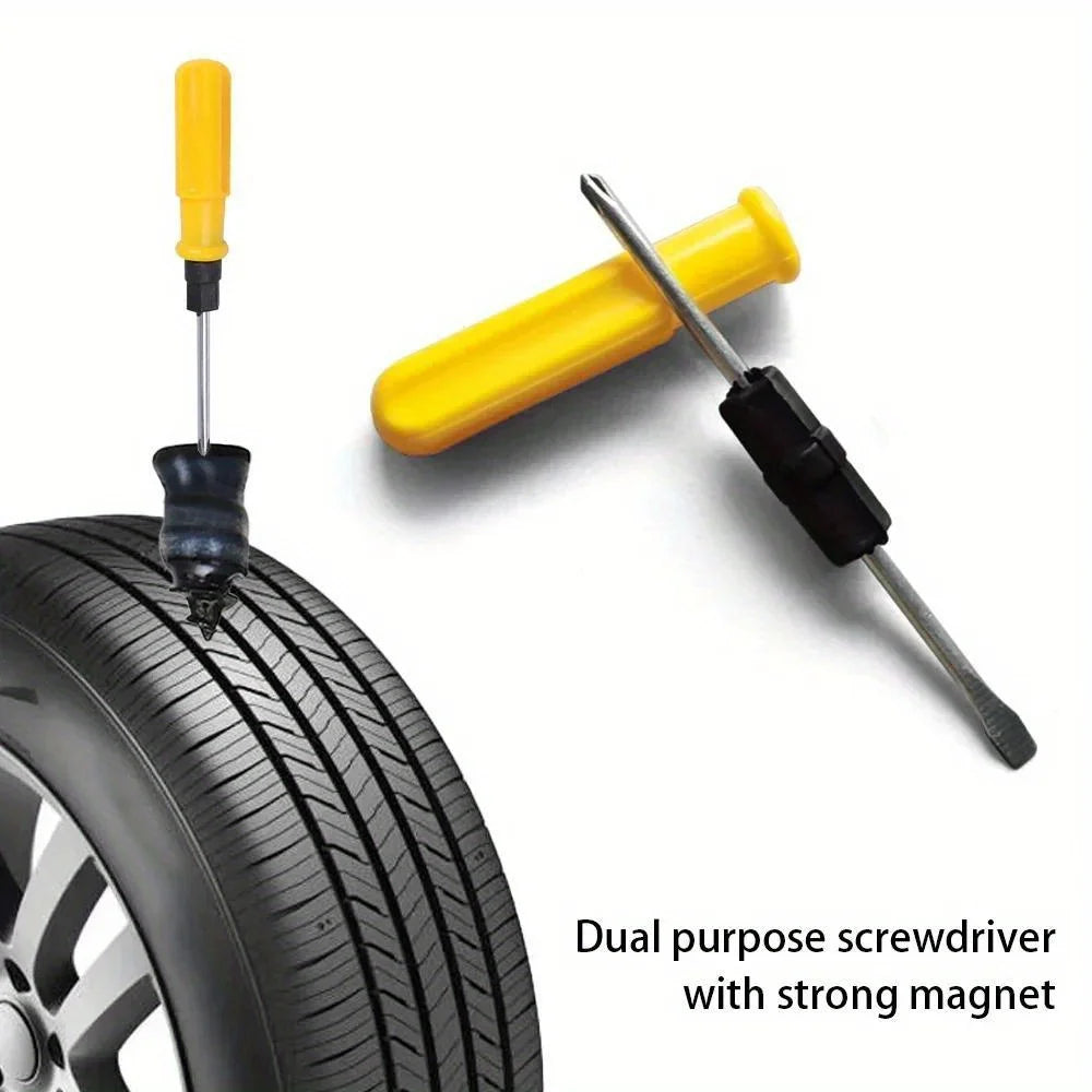 Emergency Universal Tire Repair Tool Kit