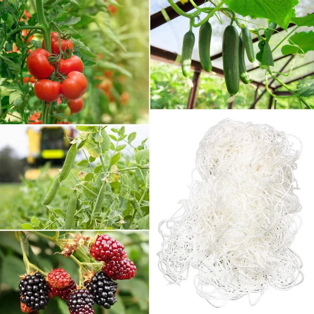 Heavy-Duty Polyester Garden Trellis Netting for Climbing Plants