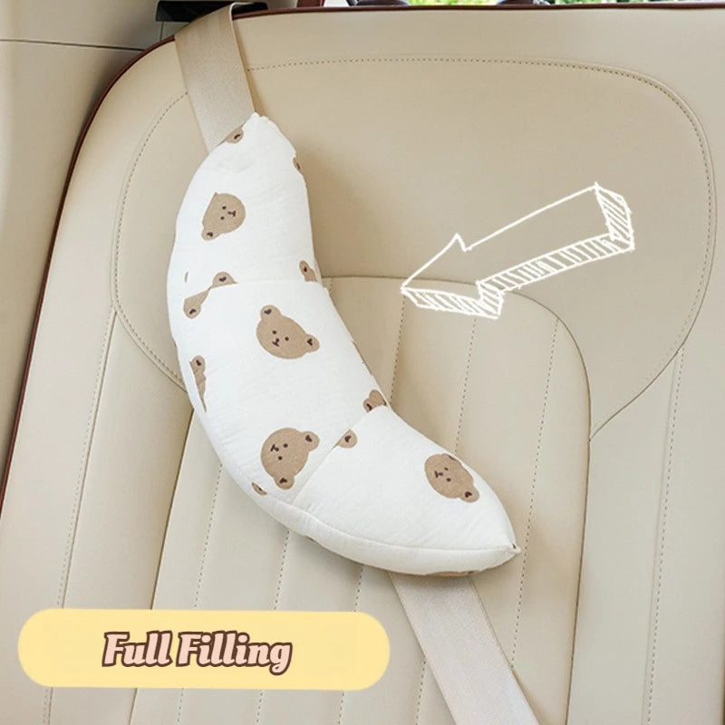 Children's Car Seat Belt Neck Protection Pillow - 4