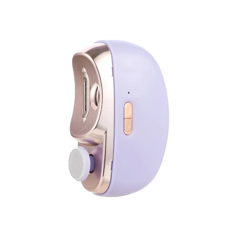 Electric Automatic Nail Clipper and Polisher with LED Light - 16