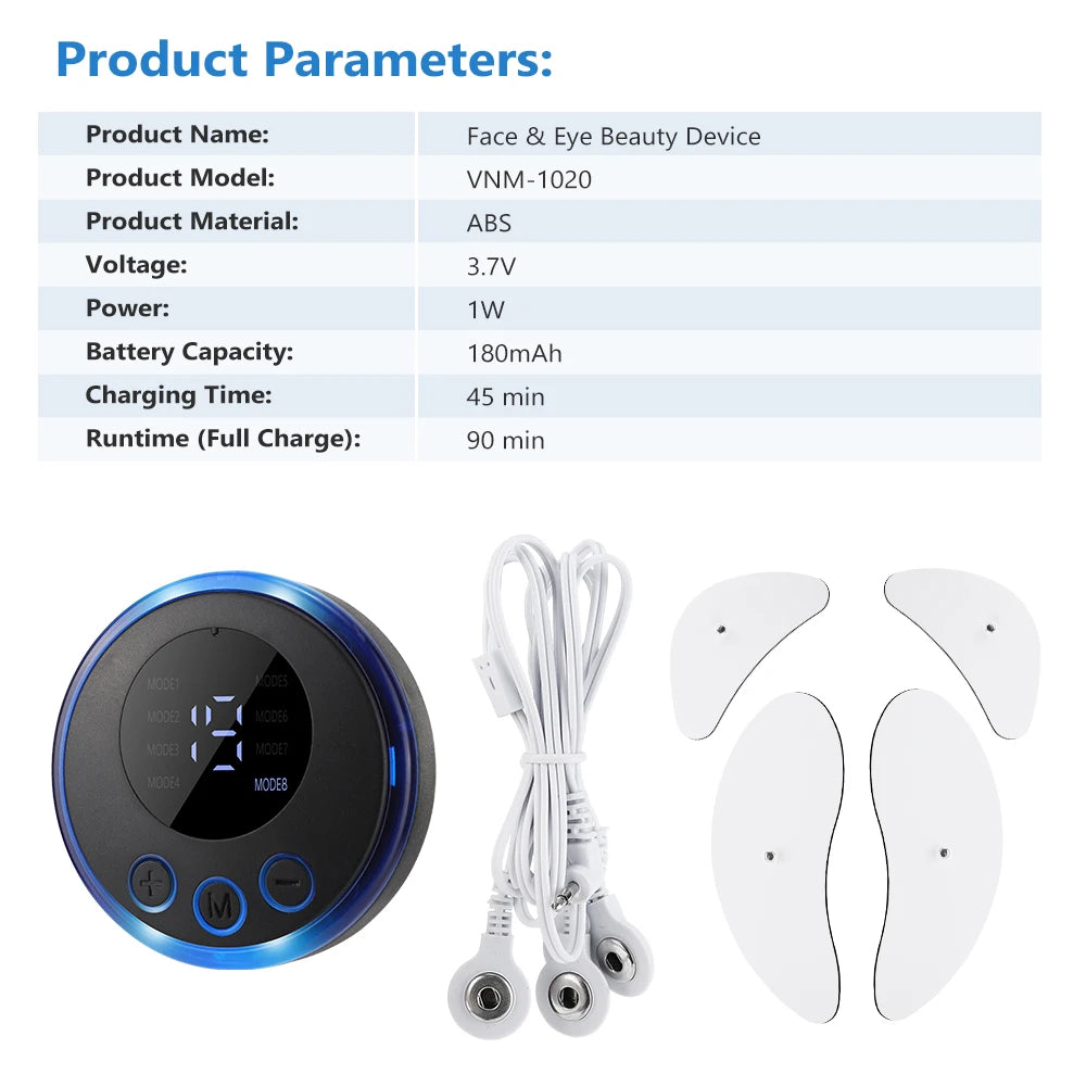 Electric Facial and Eye Massager for Skin Tightening