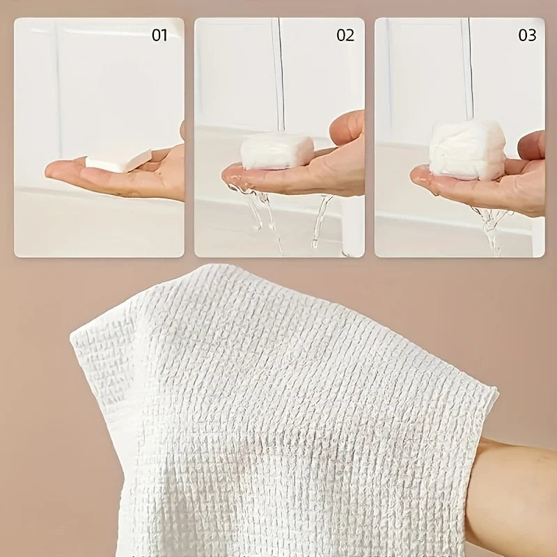 Portable Compressed Disposable Travel Face Towels