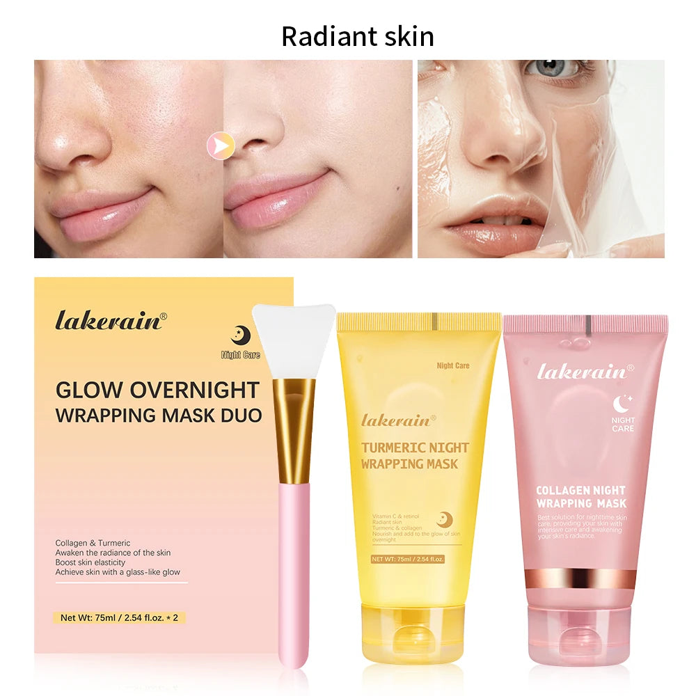 Collagen Night Wrapping Peel-Off Face Mask for Skin Firming - 36