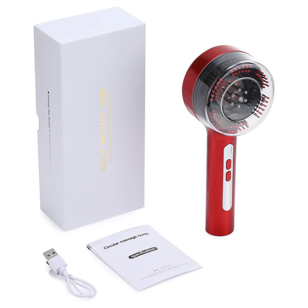 Electric Scalp Massager and Hair Oil Applicator Comb - 14