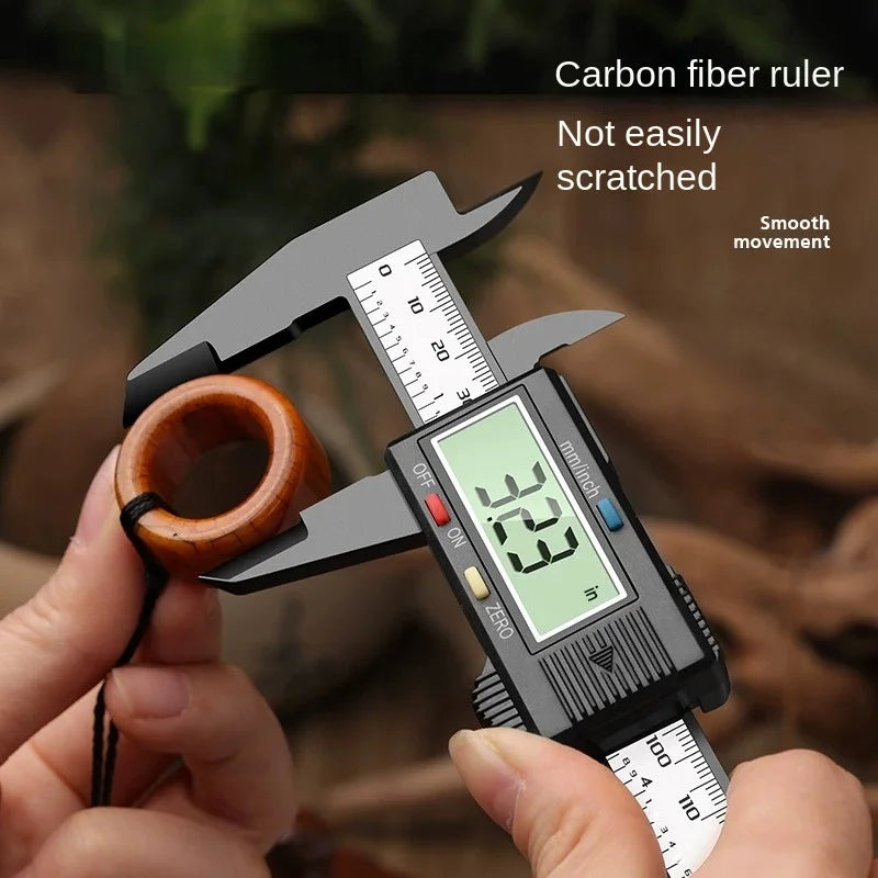 Digital Caliper Measuring Tool Carbon Fiber Vernier Gauge Micrometer
