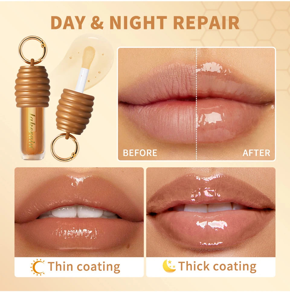 Honey and Chocolate Moisturizing Lip Gloss Set - 9