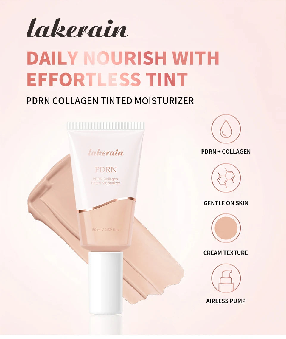 PDRN Collagen Tinted Moisturizer for Radiant Skin Glow