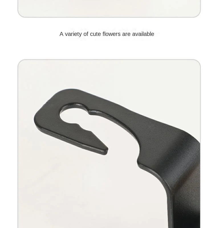 Universal Car Seat Headrest Flower Hook Organizer - 12