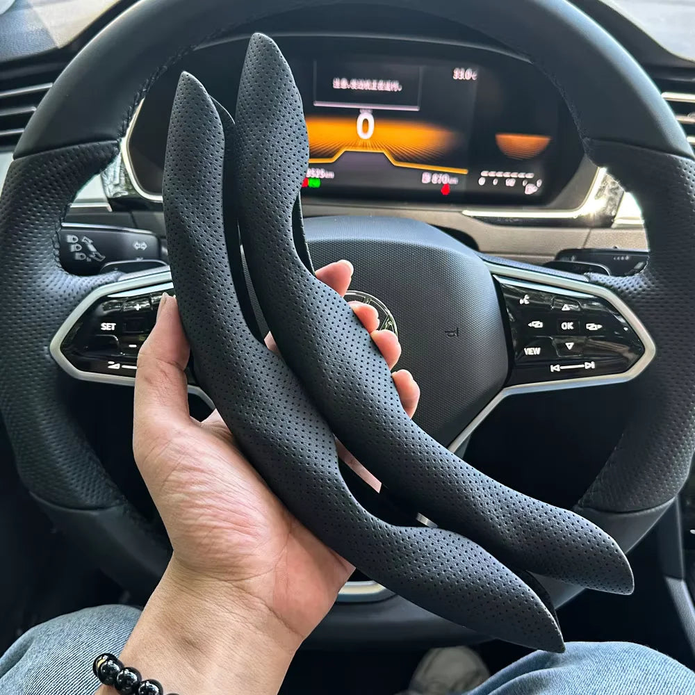 Winter Plush Car Steering Wheel Cover - 23