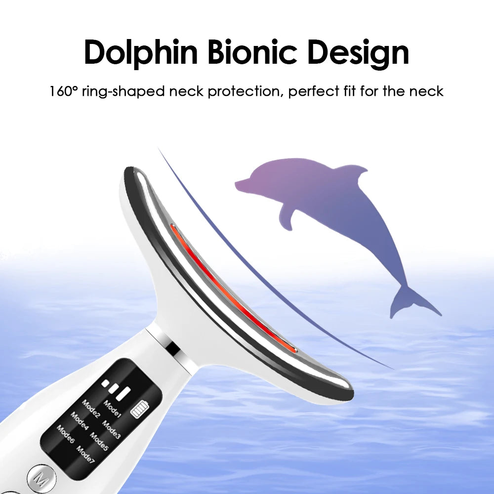 LED Face and Neck Skin Tightening Massage Device - 10